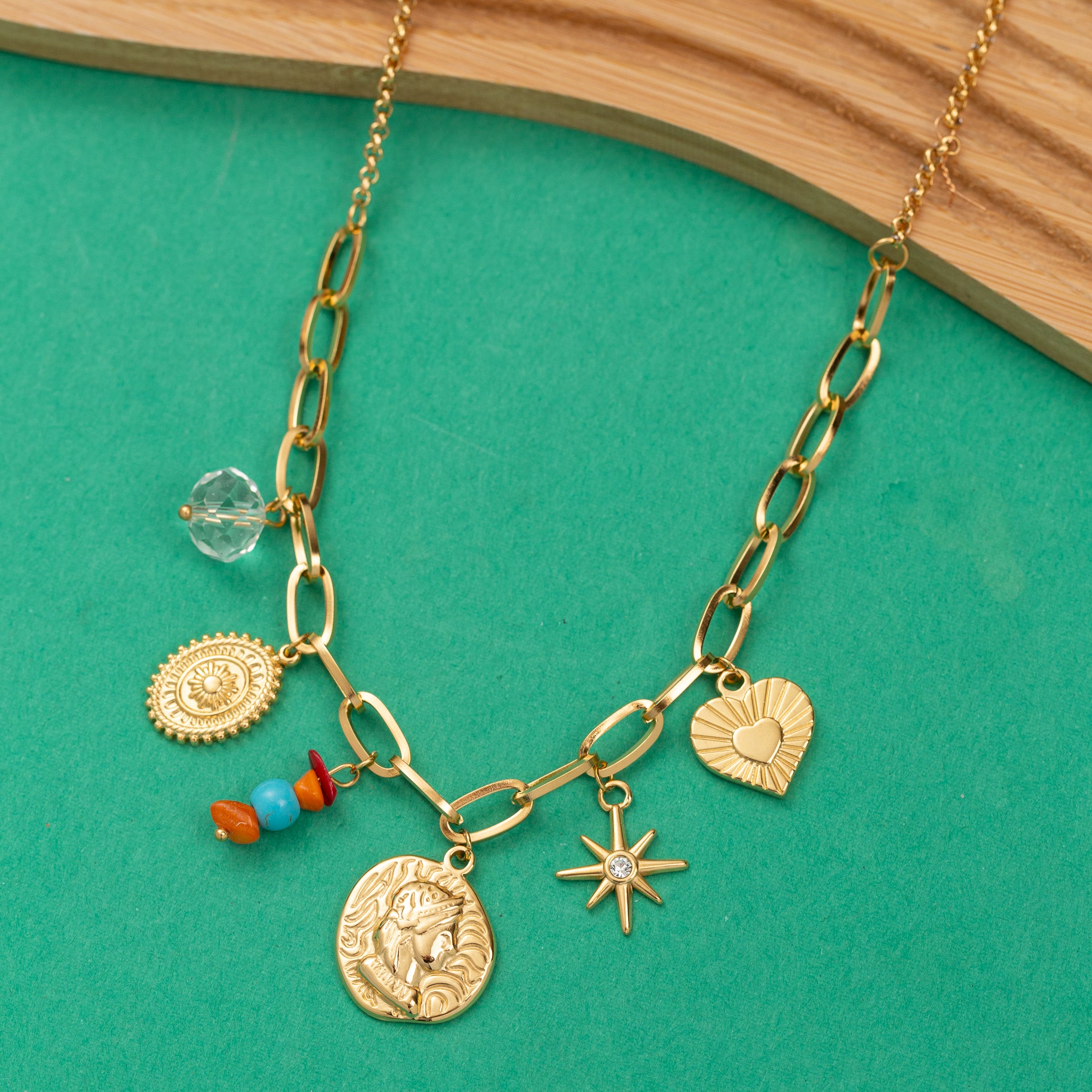 Collier Douce Chaîne en acier inoxydable garanti