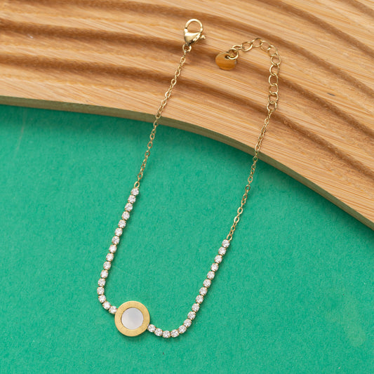 Gourmette LOVA en acier inoxydable garantie