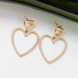 Boucles d'oreilles Pureté dorée en acier inoxydable garanties