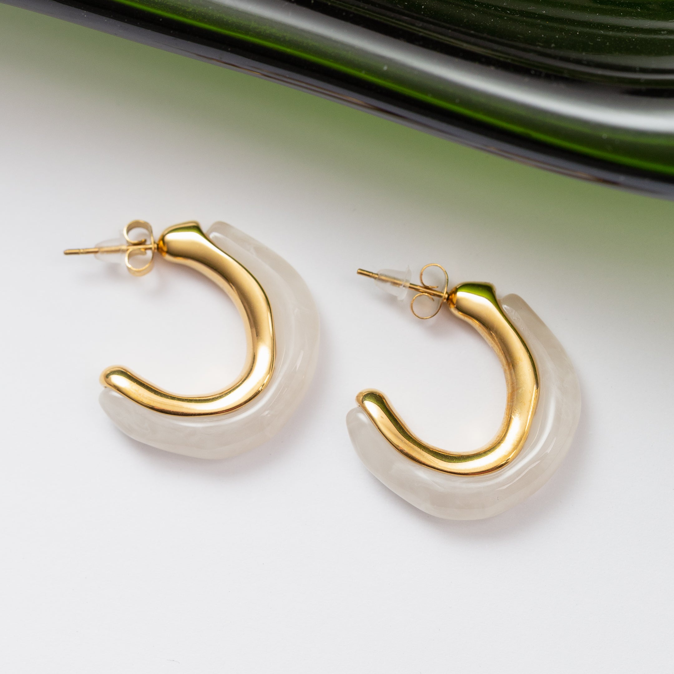 Boucles d'oreilles Luxe en acier inoxydable garanties