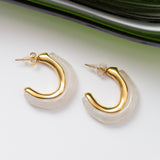 Boucles d'oreilles Luxe en acier inoxydable garanties