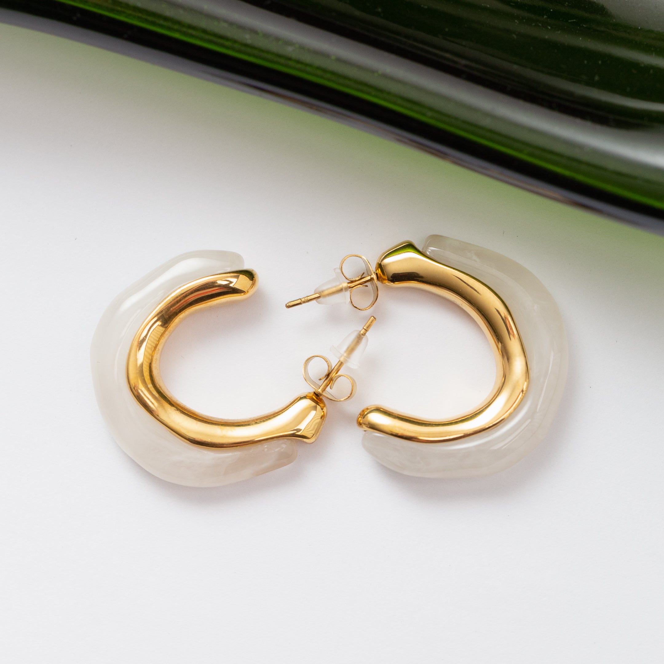 Boucles d'oreilles Luxe en acier inoxydable garanties