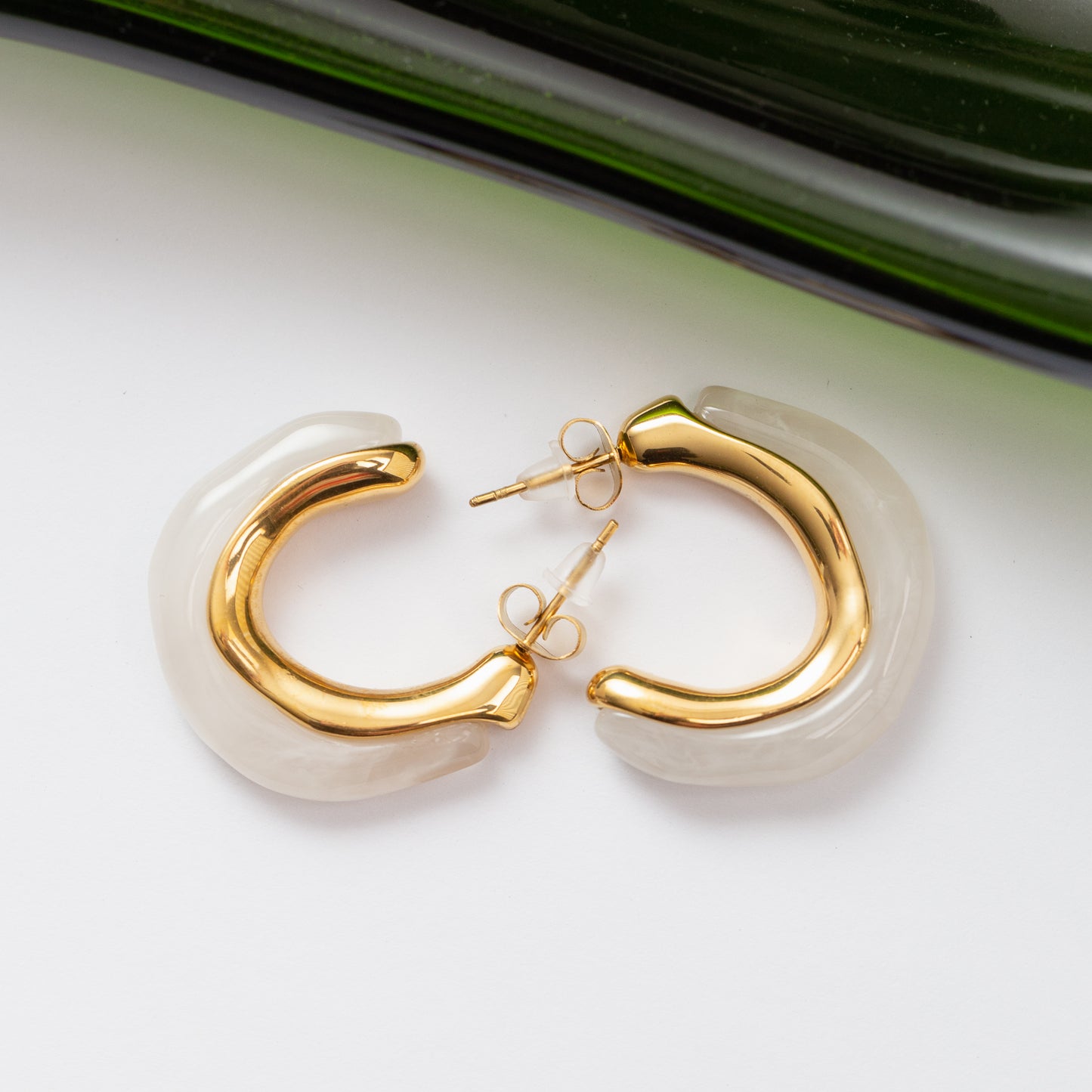 Boucles d'oreilles Luxe en acier inoxydable garanties