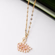 Collier en acier inoxydable garanti - Couleur Rose