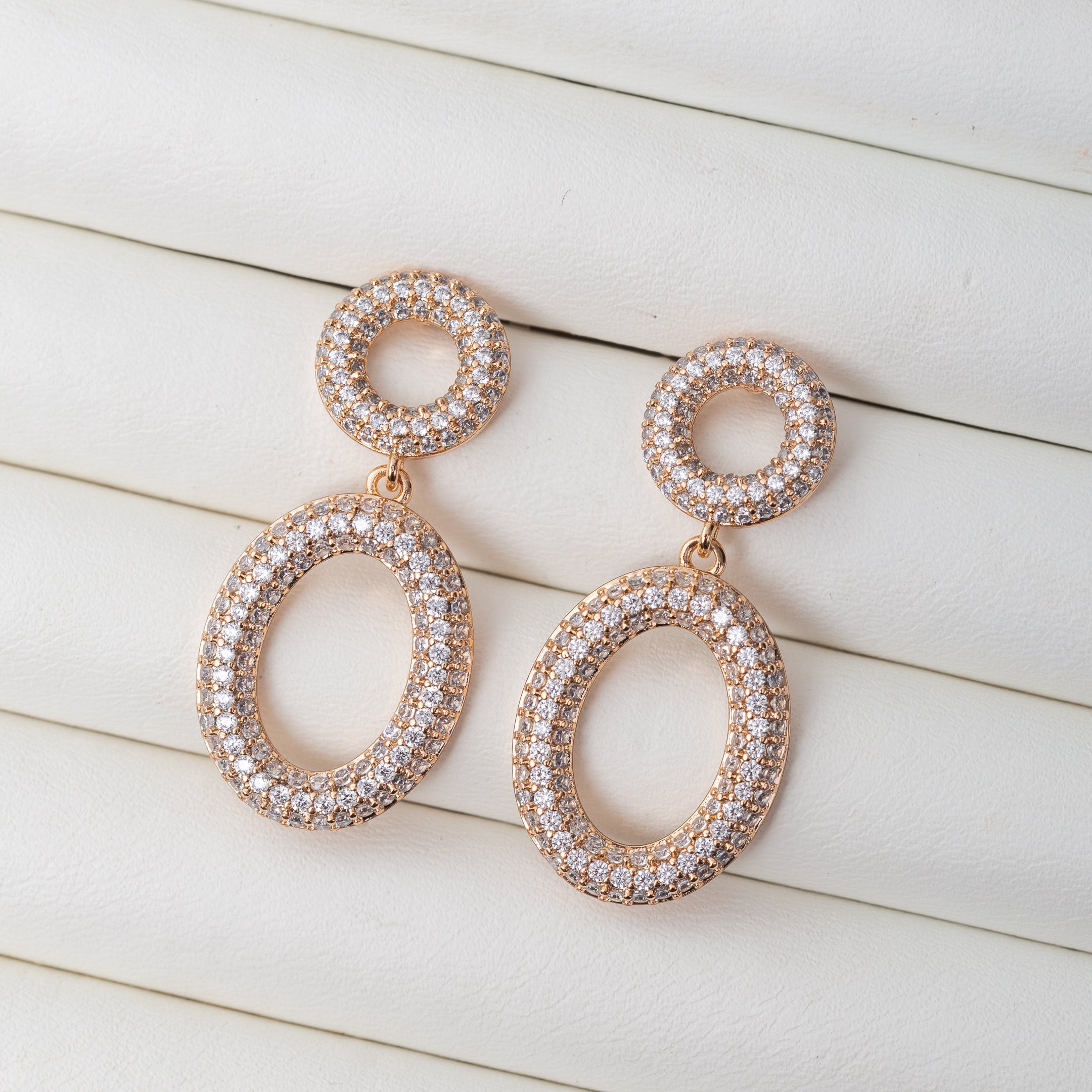 Boucles d'oreilles Fine Glow en plaqué Or