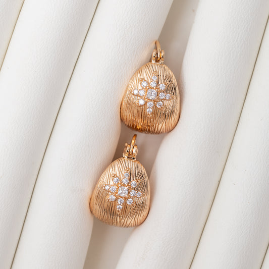 Boucles d'oreilles Fine Glow en plaqué Or