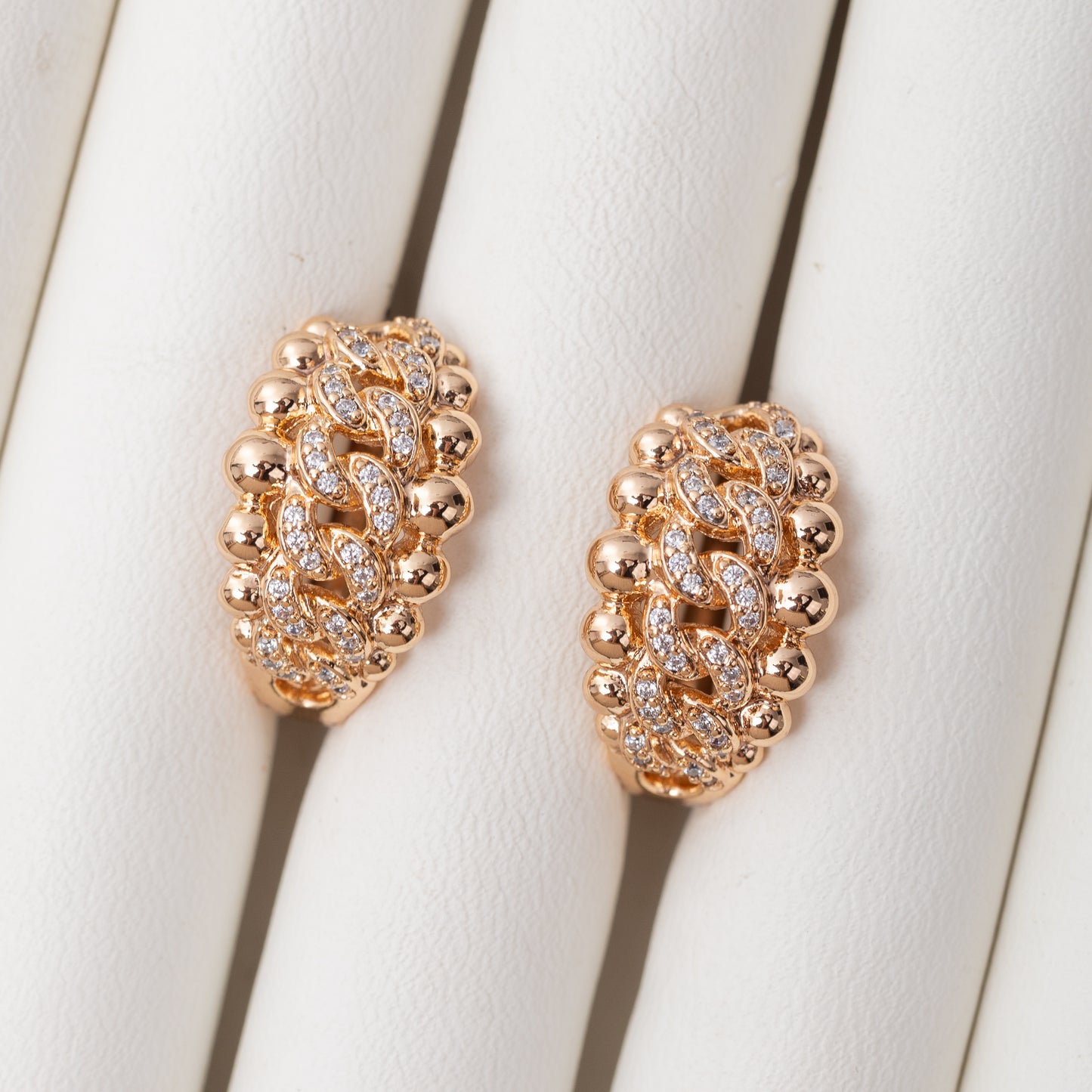 Boucles d'oreilles Fine Glow en plaqué Or