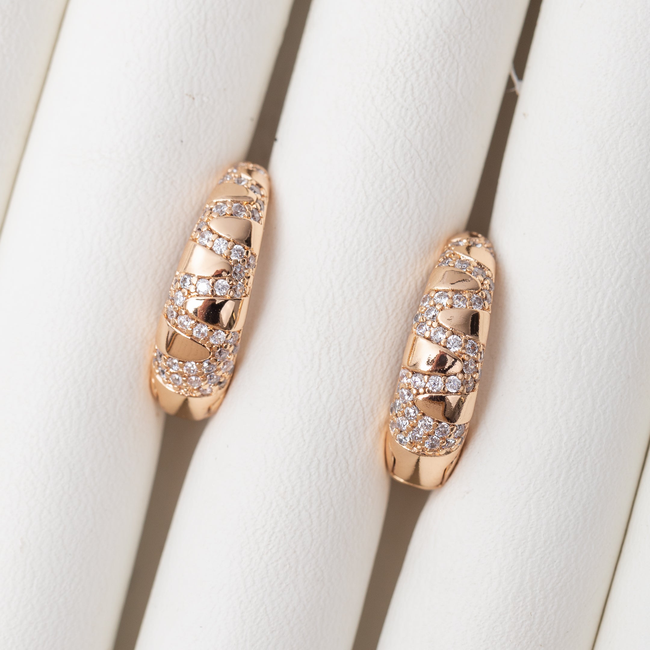 Boucles d'oreilles Fine Glow en plaqué Or