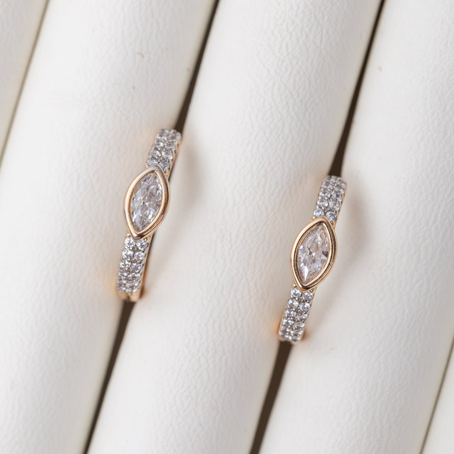 Boucles d'oreilles Fine Glow en plaqué Or