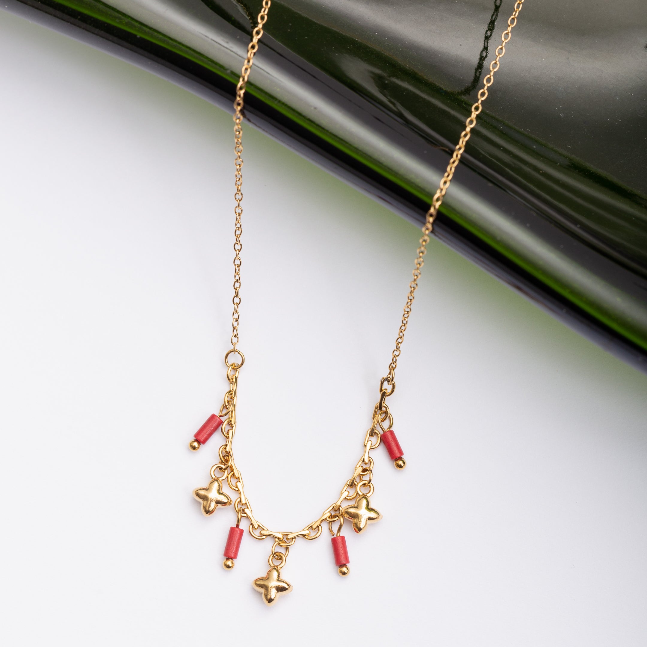 Collier Roséa en acier inoxydable garanti - En promotion