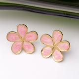 Boucles d'oreilles Flower en acier inoxydable garanties
