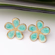 Boucles d'oreilles Flower en acier inoxydable garanties