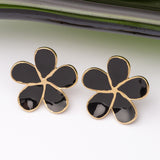 Boucles d'oreilles Flower en acier inoxydable garanties
