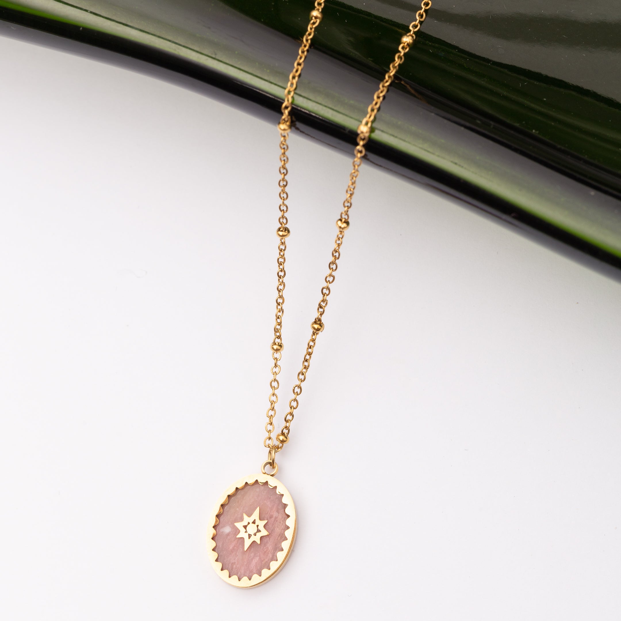 Collier Roséa en acier inoxydable garanti