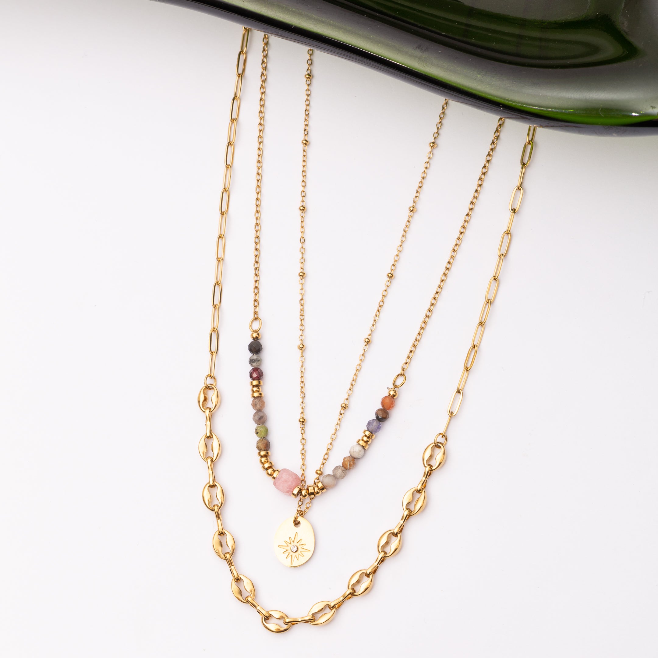 Collier Roséa en acier inoxydable garanti