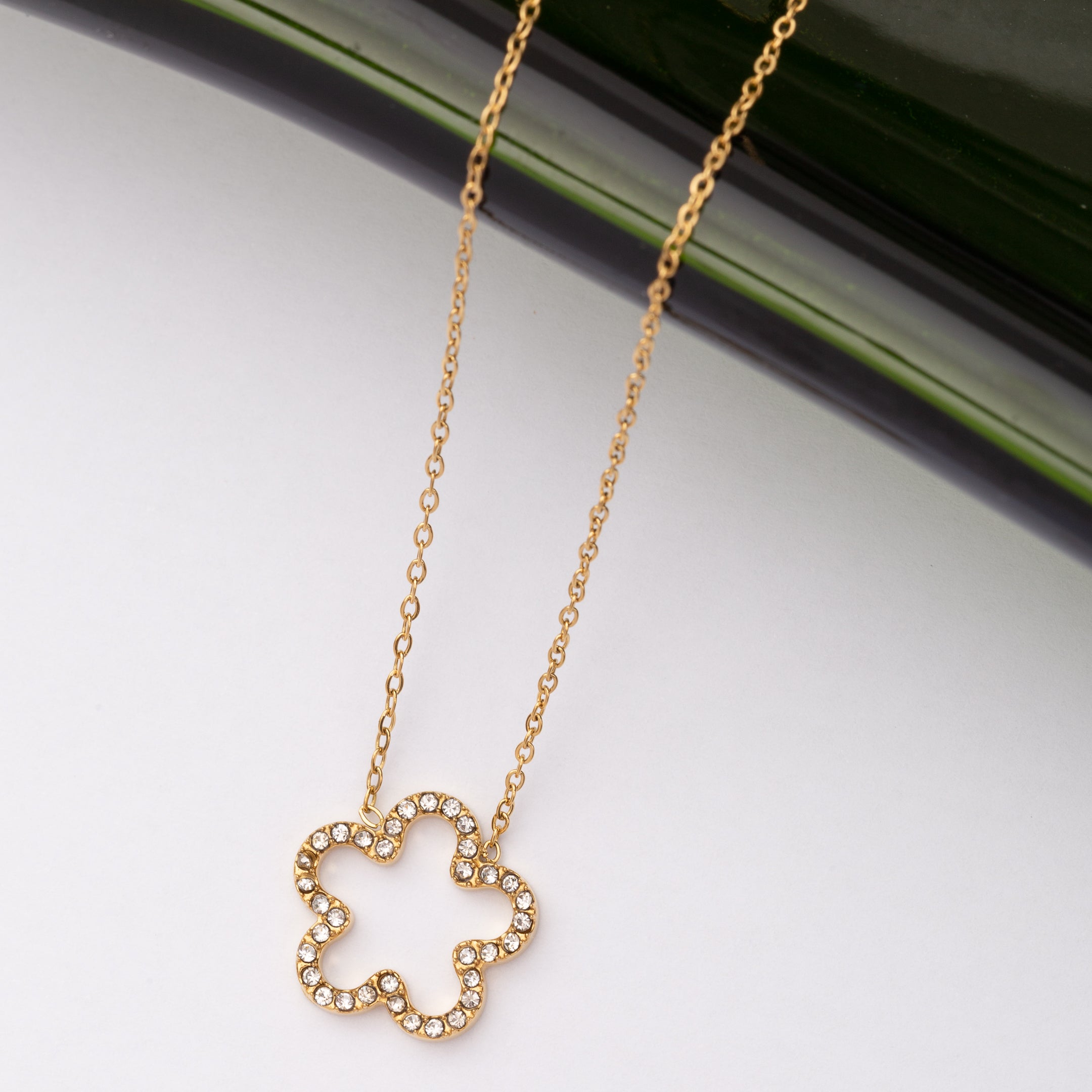 Collier Fleuria en acier inoxydable garanti