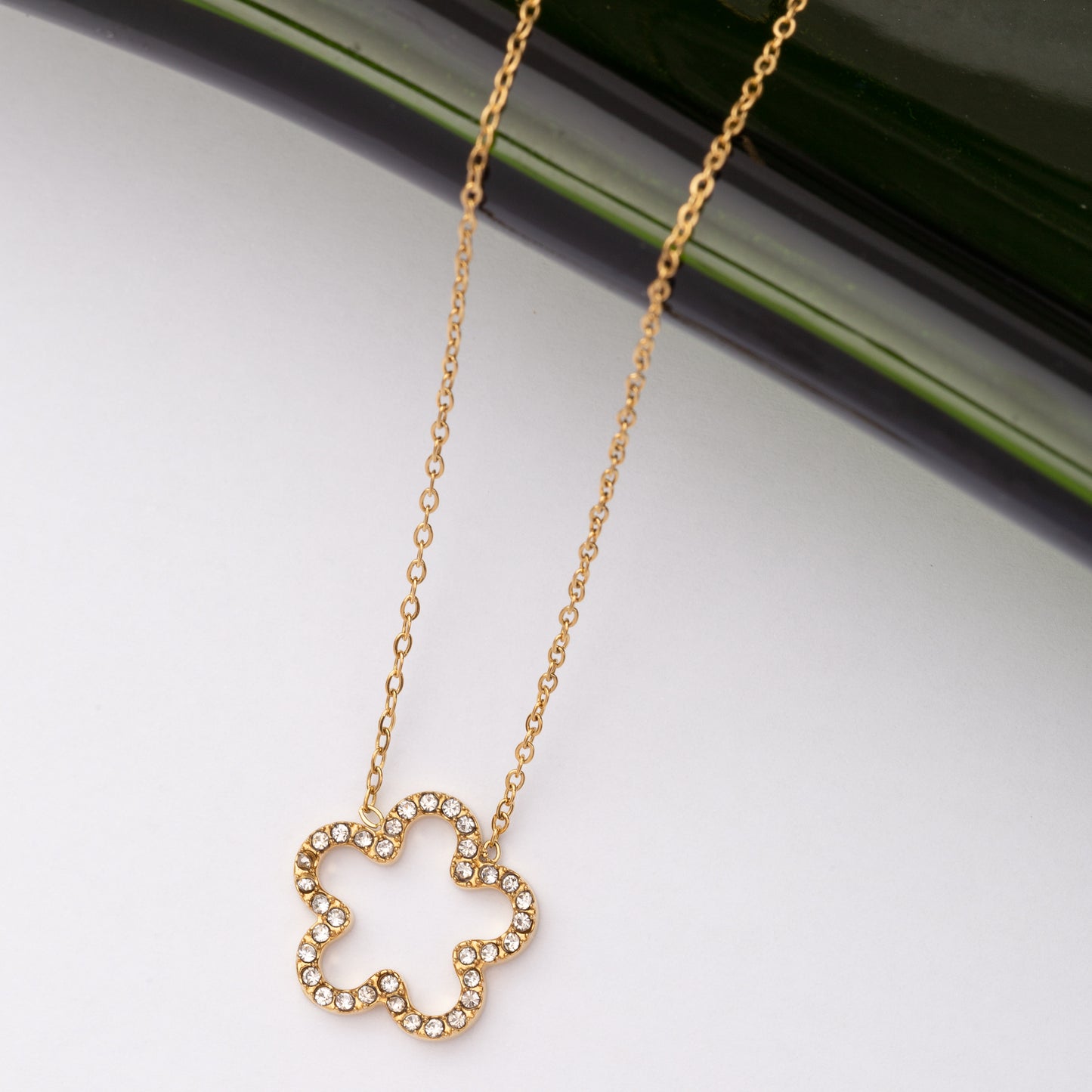 Collier Fleuria en acier inoxydable garanti