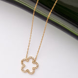 Collier Fleuria en acier inoxydable garanti