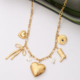 Collier Charms en acier inoxydable garanti