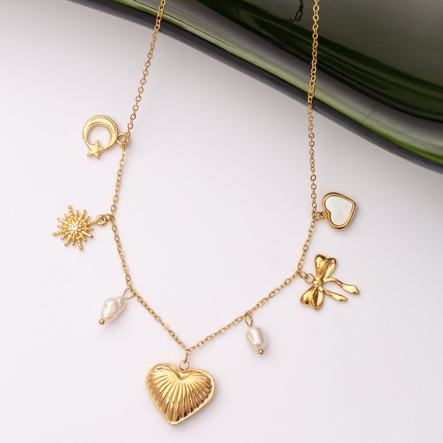 Collier Charms en acier inoxydable garanti