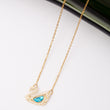 Collier SWAN en acier inoxydable garanti en promotion - Couleur dorée