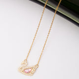 Collier SWAN en acier inoxydable garanti en promotion - Couleur dorée