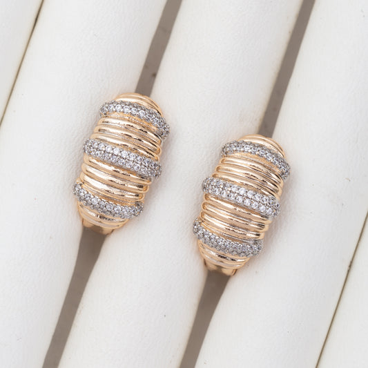 Boucles d'oreilles en plaqué or xuping xp