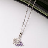 Collier SWAN en acier - Couleur Argentée - En Promotion