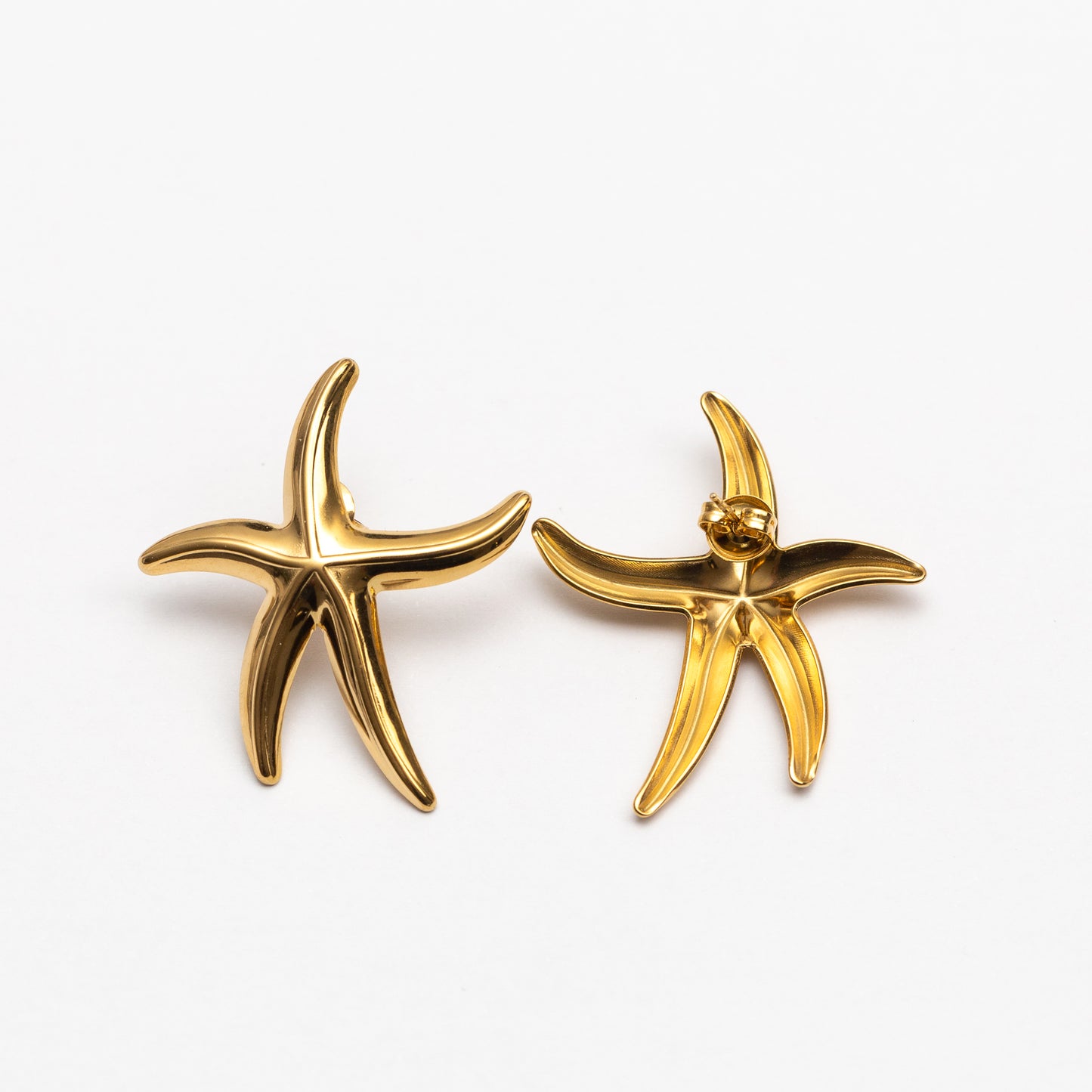 Boucles d'oreilles en acier tendance