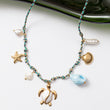 Collier en acier monté sur cordon