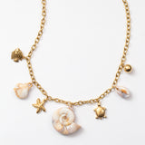 Collier estival en acier avec plusieurs pendentifs