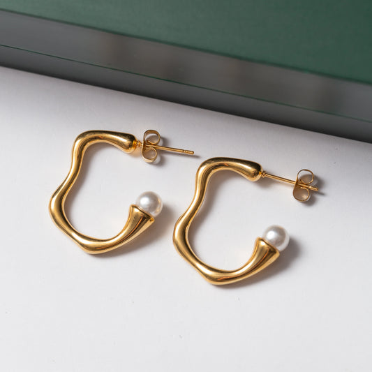 Boucles d'oreilles Acier Tendance