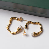 Boucles d'oreilles Acier Tendance