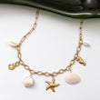 Collier estival en acier avec plusieurs pendentifs