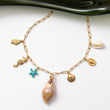 Collier estival en acier avec plusieurs pendentifs