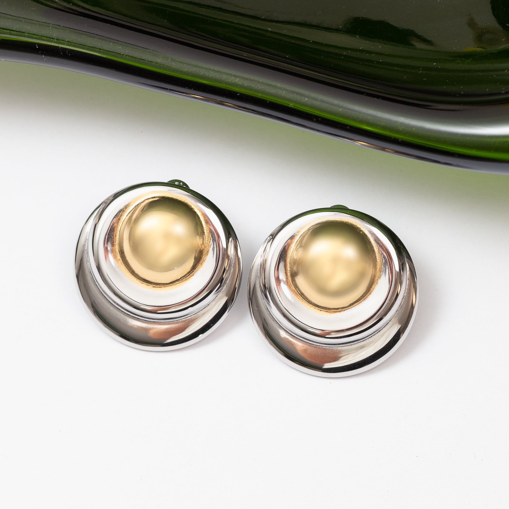 Boucles d'oreilles en acier