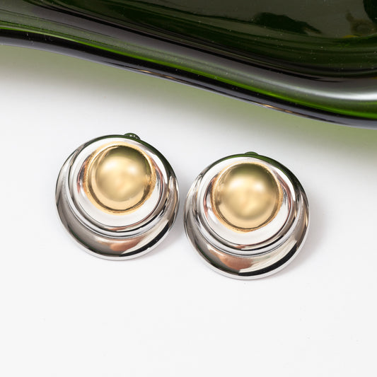 Boucles d'oreilles en acier