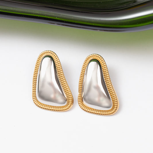 Boucles d'oreilles en acier