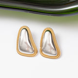 Boucles d'oreilles en acier