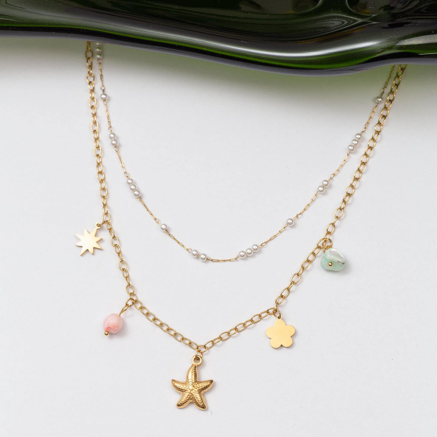 Collier en acier tendance