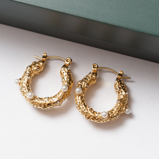 Boucles d'oreilles Acier Tendance