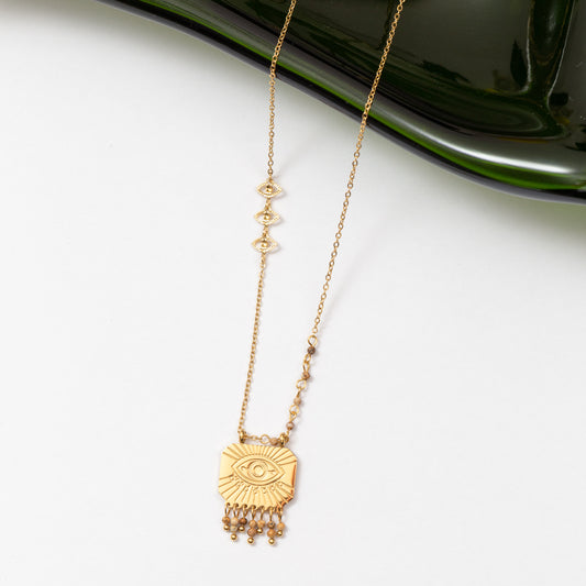 Collier en acier tendance