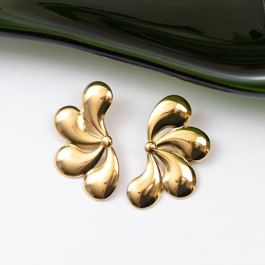 Boucles d'oreilles en acier