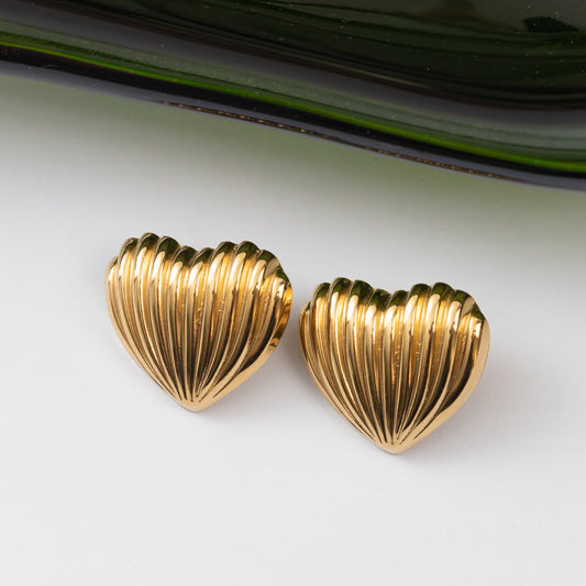 Boucles d'oreilles en acier