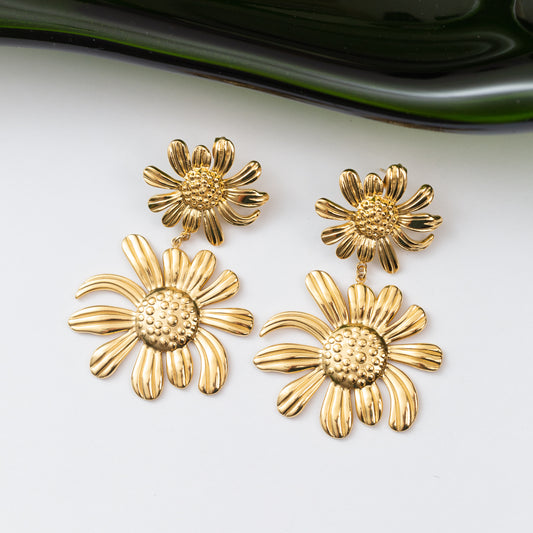 Boucles d'oreilles en acier