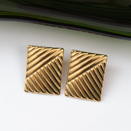 Boucles d'oreilles en acier