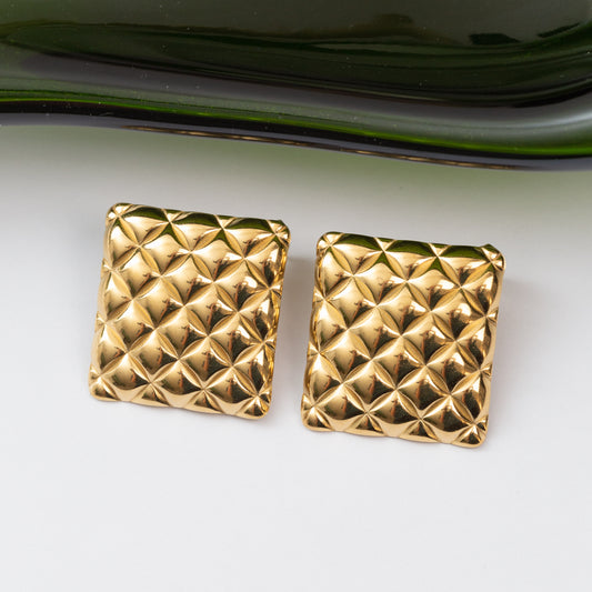 Boucles d'oreilles en acier