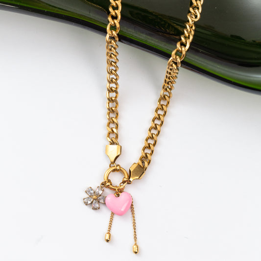 Collier en acier tendance