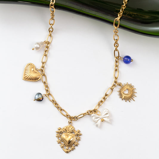 Collier en acier tendance