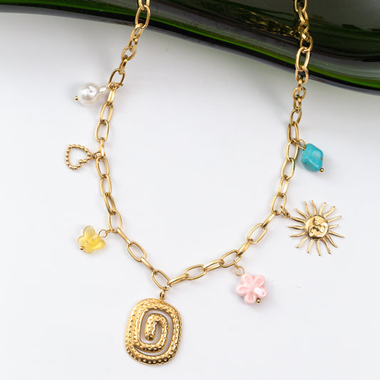 Collier en acier tendance